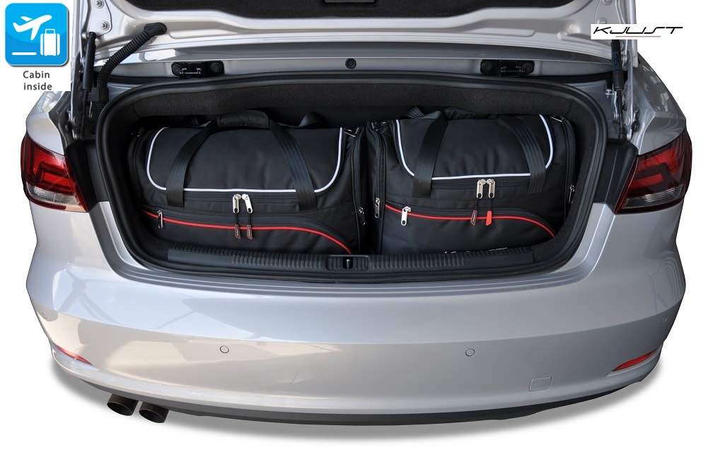 AUDI A3 CABRIO, 2014-2016 - TORBY DO BAGAŻNIKA 4 SZT