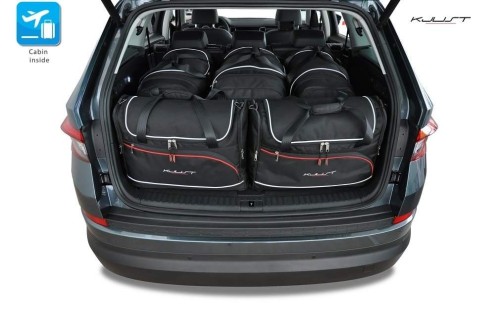 SKODA KODIAQ 2017+ TORBY DO BAGAŻNIKA 5 SZT