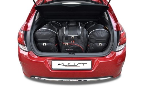 CITROEN C4 HATCHBACK 2010+ TORBY DO BAGAŻNIKA 4 SZT