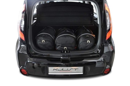 KIA SOUL 2014+ TORBY DO BAGAŻNIKA 3 SZT