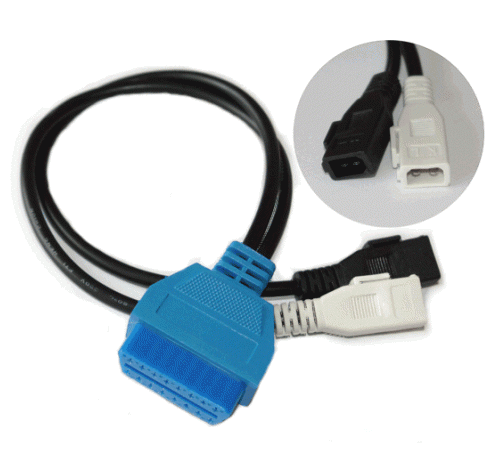 Volkswagen - przejściówka 2x2  z OBD1 na 16 pin OBDII 