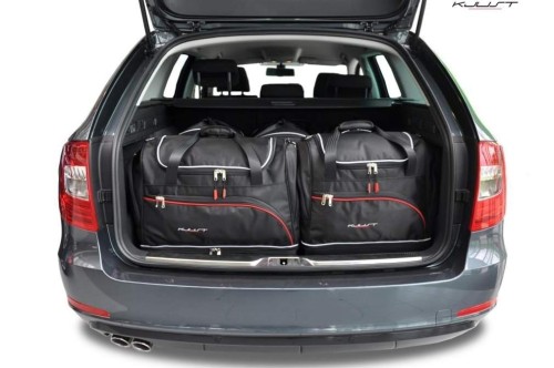 SKODA SUPERB KOMBI, 2010-2015 TORBY DO BAGAŻNIKA 5 SZT