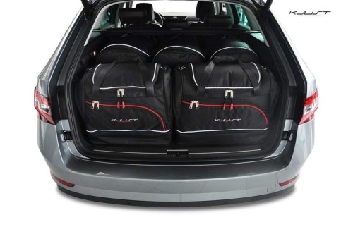 SKODA SUPERB KOMBI, 2015+ TORBY DO BAGAŻNIKA 5 SZT
