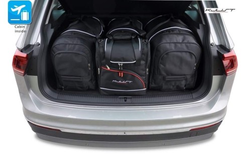 VW TIGUAN, 2016+ TORBY DO BAGAŻNIKA 4 SZT