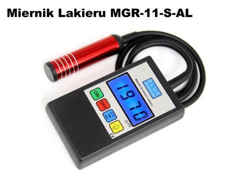 Miernik do stali i aluminium MGR-11-S-AL ze standardową sondą