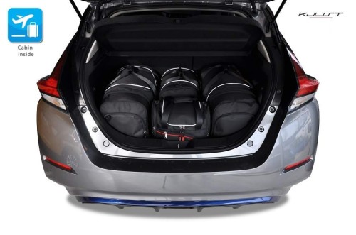 NISSAN LEAF ELECTRIC, 2017+ TORBY DO BAGAŻNIKA 4 SZT