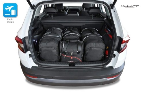 SKODA KAROQ 2017+ TORBY DO BAGAŻNIKA 4 SZT