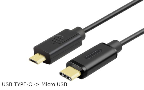 Przewód USB Typ-C do microUSB do Yanosika XS/GTR/GT