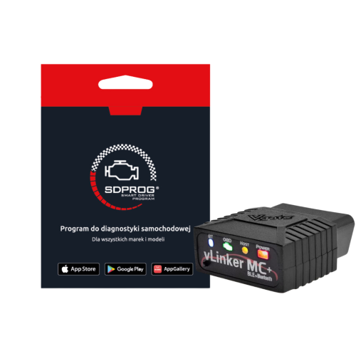 Diagnostyka rozszerzona do AUDI - SDPROG vLinker MC+ BT 4.0 na iPhone, Android