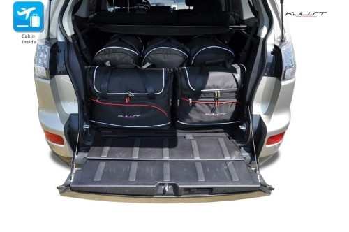 MITSUBISHI OUTLANDER, 2006-2012 TORBY DO BAGAŻNIKA 5 SZT