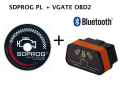 Interfejs diagnostyczny OBD2 Bluetooth + polski program SDPROG