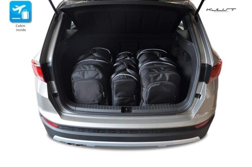 SEAT ATECA, 2016- TORBY DO BAGAŻNIKA 4 SZT