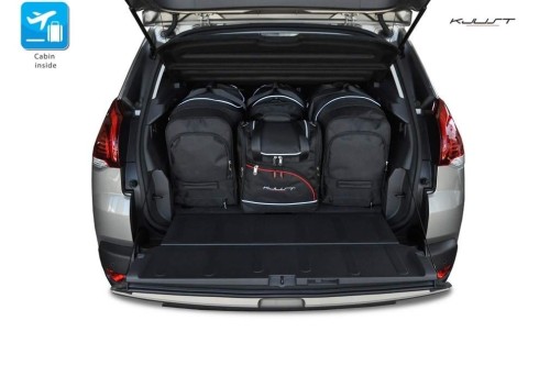 PEUGEOT 3008 2009-2016 TORBY DO BAGAŻNIKA 4 SZT