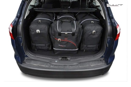 FORD FOCUS KOMBI 2011+ TORBY DO BAGAŻNIKA 4 SZT