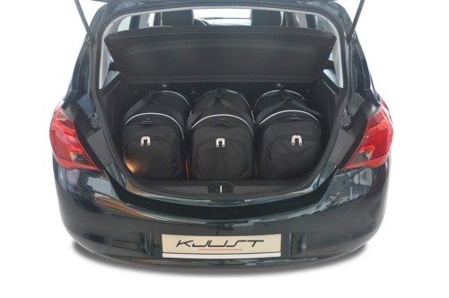OPEL CORSA 2014+ TORBY DO BAGAŻNIKA 3 SZT