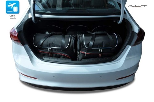 HYUNDAI ELANTRA, 2016- TORBY DO BAGAŻNIKA 5 SZT