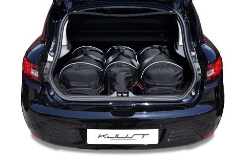 RENAULT CLIO 2012+ TORBY DO BAGAŻNIKA 3 SZT