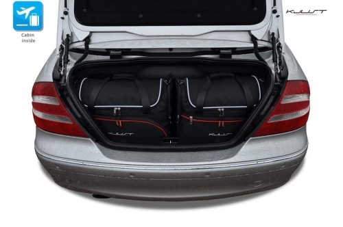 MERCEDES CLK CABRIO 2002-2009 TORBY DO BAGAŻNIKA 4 SZT