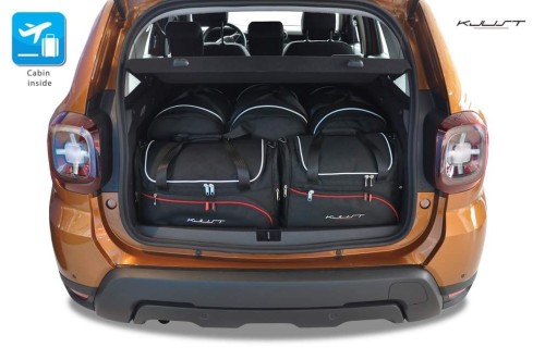 DACIA DUSTER II, 2017+ TORBY DO BAGAŻNIKA 5 SZT