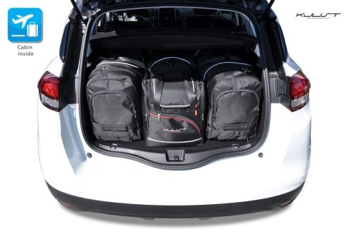 RENAULT SCENIC 2015+ TORBY DO BAGAŻNIKA 4 SZT