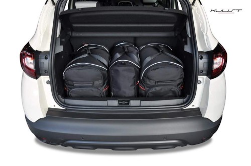 RENAULT CAPTUR 2013+ TORBY DO BAGAŻNIKA 3 SZT