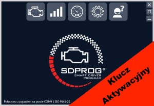 Polski program do diagnostyki samochodowej SDPROG - klucz aktywacyjny