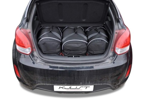 HYUNDAI VELOSTER 2011-2014 TORBY DO BAGAŻNIKA 3 SZT