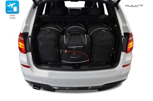 BMW X3 2010+ TORBY DO BAGAŻNIKA 4 SZT