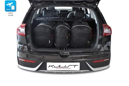 KIA NIRO 2016+ TORBY DO BAGAŻNIKA 3 SZT